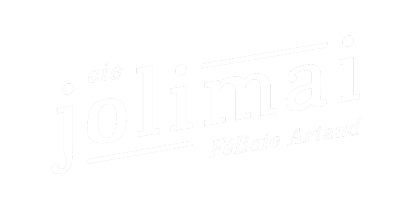 Logo de la Cie Jolimai, réalisation par l'agile France Corbel (Jeudi Midi)